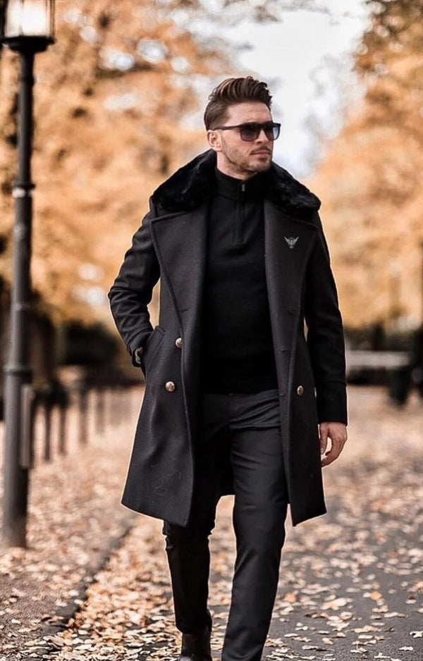 Black Trench Suit