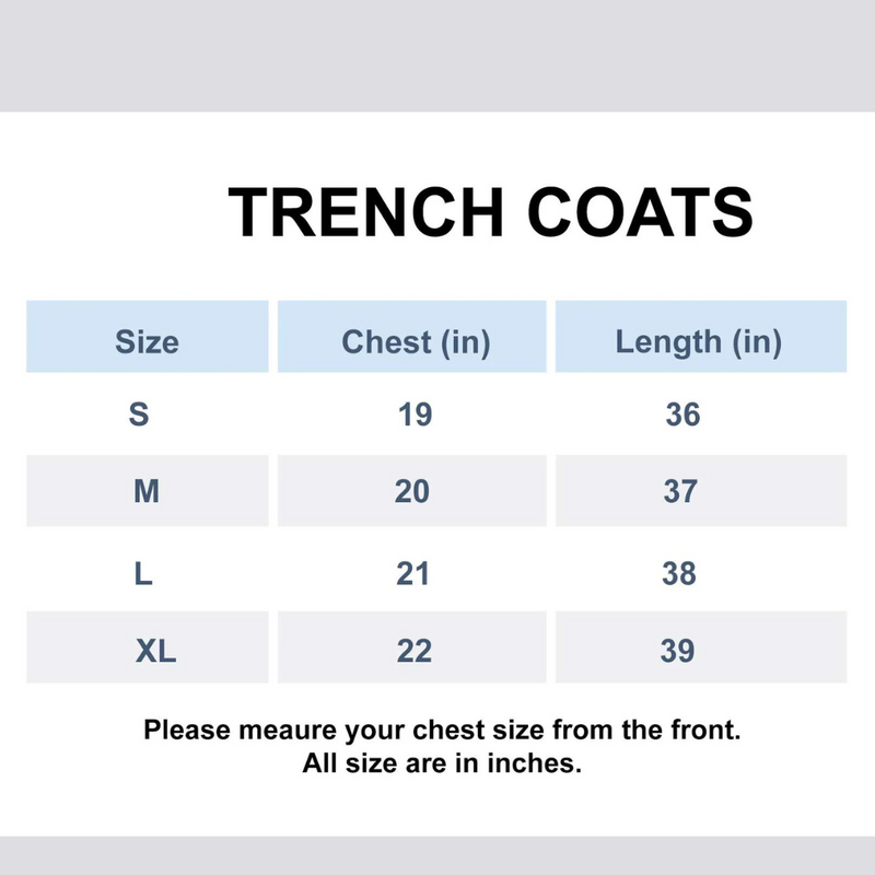 Blue Trench Suit