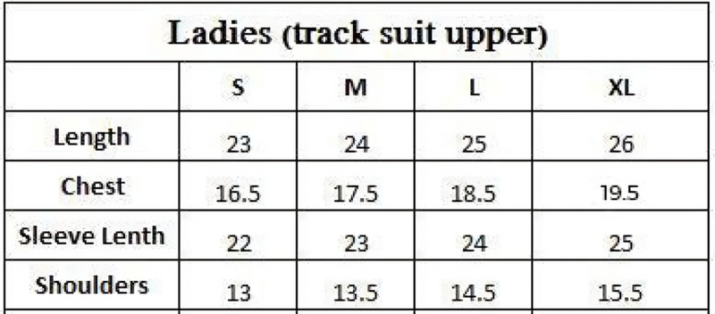 Ladies Black Tracksuit