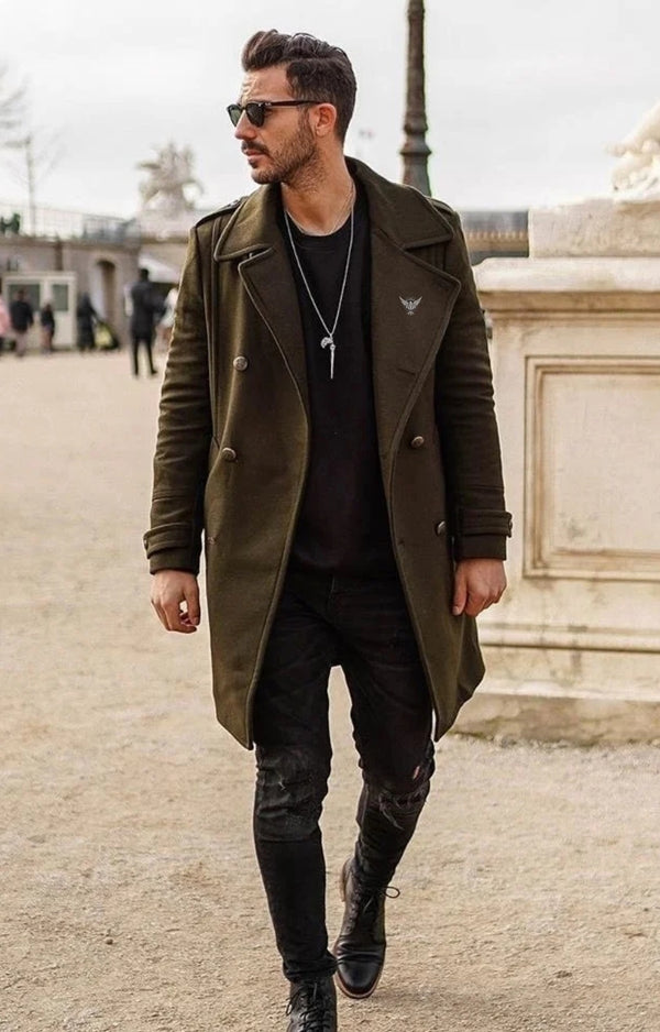 Green Trench Suit