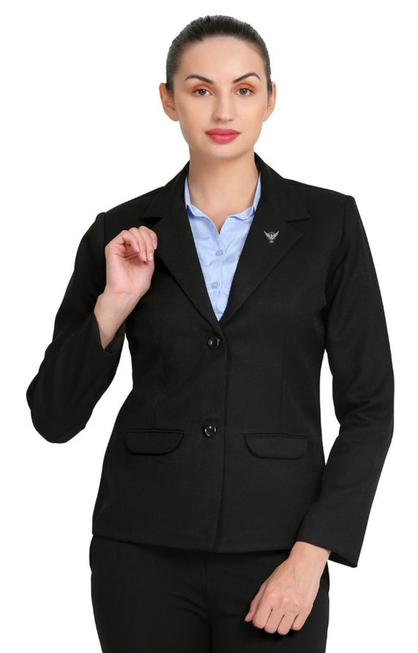 Women Black Suiting