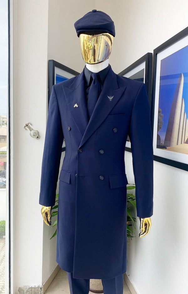 Blue Trench Suit