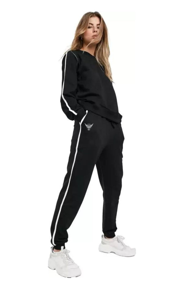 Ladies Black Tracksuit