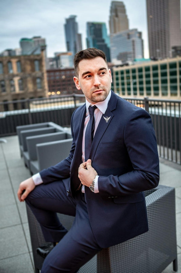 Navy Blue Classic Suit